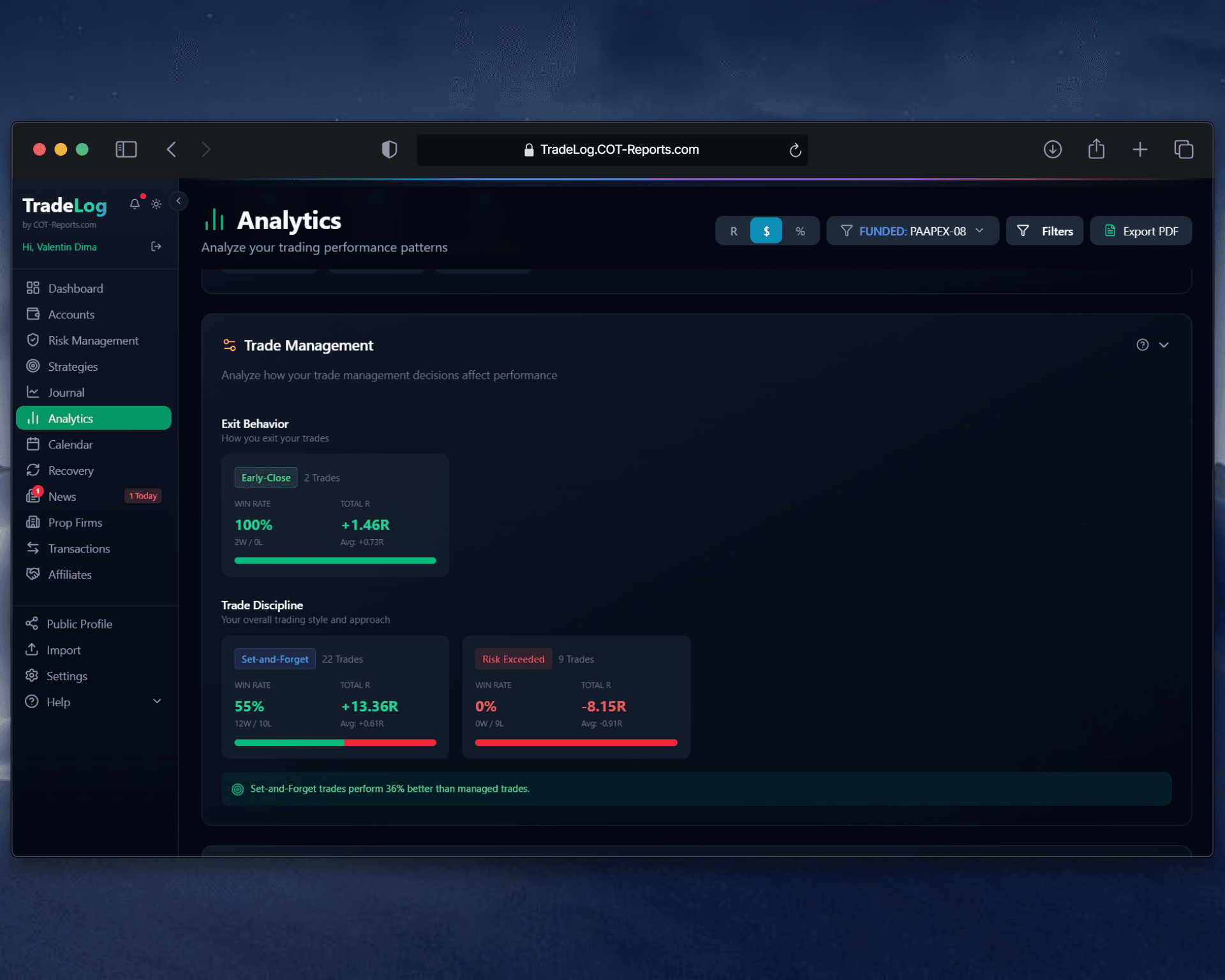 TradeLog Analytics